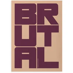 Paper Collective - Brutal Poster, 100 x 140 cm