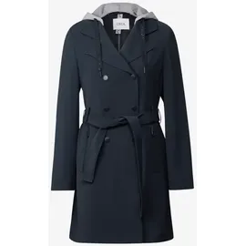 Cecil Trenchcoat mit Kapuze - Blau