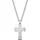 s.Oliver Kette mit Anhänger Kreuz Edelstahl Silber 50 cm
