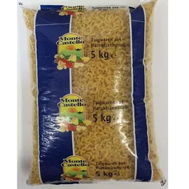 nudeln-hartweizen Monte Castello Gabelspaghetti Teigwaren aus Hartweizengriess 5000g