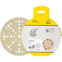 KLINGSPOR PS 33 BK Scheiben kletthaftend, 125 mm Korn