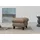 sit&more Stauraumhocker Mellum 58 x 48 x 58 cm Polyester Braun