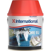 International VC Offshore EU, Bewuchsschutz für Motorboote, Segelboote & Yachten, 2,5 l, selbstpolierendes Hartantifouling, Blau