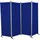 Angerer Paravent 4-tlg. Swingtex Blau