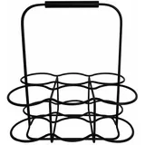 BLOMUS Flaschenkorb WIRES BLACK für 6 Flaschen Edelstahl schwarz