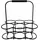 BLOMUS Flaschenkorb WIRES BLACK für 6 Flaschen Edelstahl schwarz