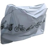 Nakeey Fahrradschutzhülle Fahrradgarage Wasserdichter Fahrrad Schutzhülle-Universal Fahrradschutz,Fahrrad abdeckplane,Fahrrad Abdeckung Fahrrad Cover 210x 98x110CM Hülle für Fahrrad