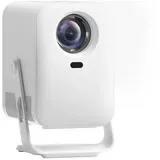 Beamer 1080P Native mit Autofokus, 4K Support, Mini Projektor mit WiFi 6, Bluetooth 5.4 & integrierten Apps, Air Remote Steuerung