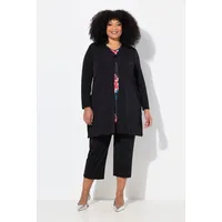Ulla Popken Shirtjacke in schwarz | Gr.: 54-56