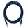Cascha Professional Line Guitar Cable, Straight, Tweed Blue, 3m