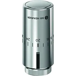 Heimeier Thermostat-Kopf 7550-00.501 Sollwert 0-28 GradC, Skalenhaube verchromt