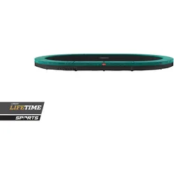 BERG Sport Trampolin oval Favorit InGround grün 520 cm EINHEITSGRÖSSE