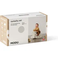Modu Curiosity-Set - Einstiegs-Set, Balancierbrett, Schaukelpferd, Motorik Spielzeug, Baukasten