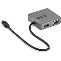 Startech StarTech.com USB C Multiport Adapter mit HDMI und VGA - Mac / Windows / Chrome / Android - USB-C & A Ports - Mobiler USB-C Adapter (DKT31CHVL)
