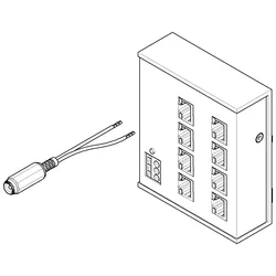Elektrozubehör Steuergerät Powered Ethernet Switch 10 / 100 8-Kanal ERSATZTEILE 90100102300