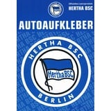 Hertha BSC Berlin Autoaufkleber - Logo XXL - blau-weiß Sticker Aufkleber Maxi - Plus Lesezeichen I Love Berlin