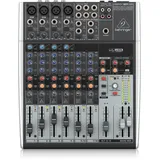Behringer XENYX 1204USB Premium 12-Input 2/2-Bus Mixer mit XENYX Mic Preamps und Compressors, British EQ und USB/Audio Interface