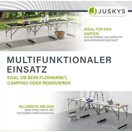 Juskys Klapptisch 100 x 60 cm schwarz