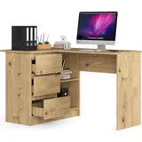 akord furniture factory Eckschreibtisch B16 Eiche Artisan / Hellbraun