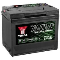 YUASA 12, V 80, Ah 560, A/EN L26-80