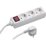 Meister Craft Steckdosenleiste 3-fach 3 m Weiß 1 St.