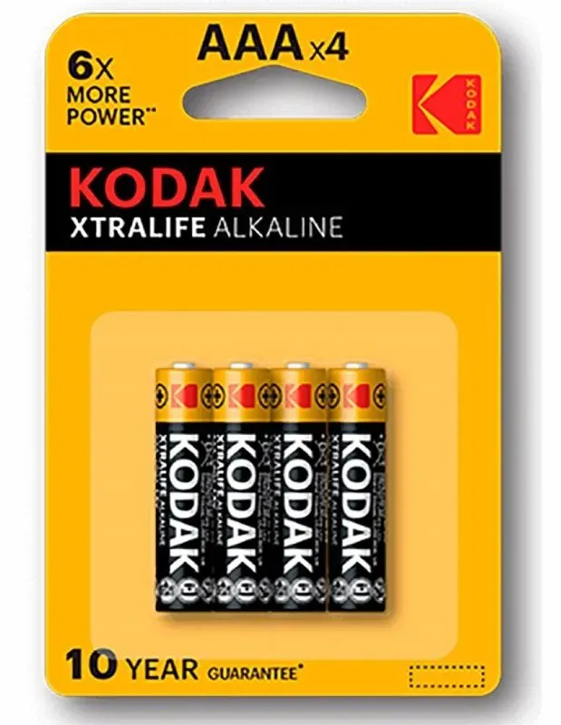 KODAK - XTRALIFE ALKALINE BATTERIE AAA LR03 BLISTER * 4