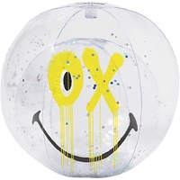 SUNNYLIFE Wasserball 50th Birthday 3D Smiley (Ø35 cm) in gelb