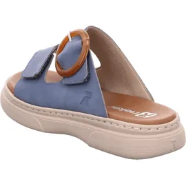 Rieker Bequeme Pantoletten für Damen, blau, Größe 36 EU
