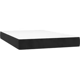 vidaXL Boxspringbett 120 x 200 cm Schwarz