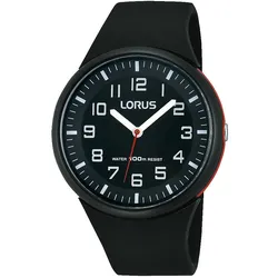Quarzuhr LORUS "RRX47DX9", schwarz, Armbanduhren, Damen, Armbanduhr, Damenuhr, Herrenuhr, bis 10 bar wasserdicht