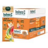 hohes C Juicy Balance Mango (6 x 1l), weniger Zucker, Mango-Saft, Vitamin C, ohne Süßungsmittel, praktische Kartonverpackung, 100% recyclebar, vegan