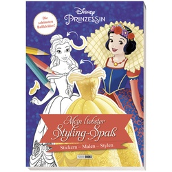Disney Prinzessin: Mein Liebster Styling-Spass: Stickern, Malen, Stylen - Walt Disney, Panini, Kartoniert (TB)