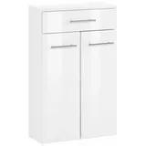 WELLTIME Unterschrank WELLTIME "Venedig", weiß (weiß, weiß), B:50cm H:79cm T:20cm, Schränke, Unterschrank, Badmöbel in Breite 50 cm