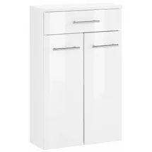 WELLTIME Unterschrank WELLTIME "Venedig", weiß (weiß, weiß), B:50cm H:79cm T:20cm, Schränke, Unterschrank, Badmöbel in Breite 50 cm