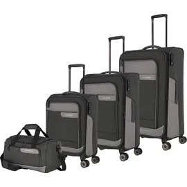 Travelite Viia Koffer-Set 4-tlg. grau/schiefer