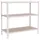 Simonrack Schwerlastregal Holz/Metall 90x90x40 cm weiß 3 Böden 150 kg Tragkraft