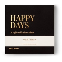 Printworks Photo Alben - Happy Days Black (S)