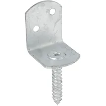 GAH Alberts Flechtzaunhalter L-Form Feuerverzinkt 83 mm x 32 mm