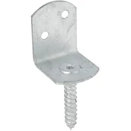 GAH Alberts Flechtzaunhalter L-Form Feuerverzinkt 83 mm x 32 mm