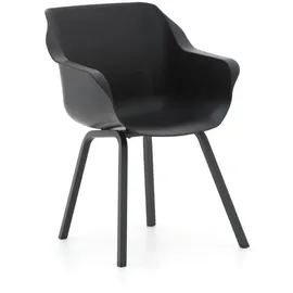 Hartman Gartenstuhl Sophie Element Gartensessel 59 x 62 x 84 cm schwarz 1 Stück
