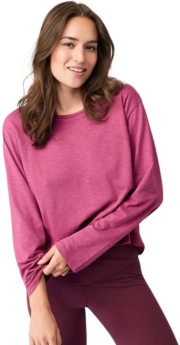 Mandala Open Back Long Sleeve mulberry L