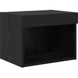 vidaXL TV Wand Einheiten mit LED 40,5 cm Schwarz/Eichen-Optik Holz