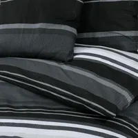 VidaXL Bettwäsche-Set Schwarz und Weiß 225x220 cm Baumwolle