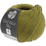 LANA GROSSA Cool Wool Big | Extrafeine Merinowolle waschmaschinenfest und filzfrei | Handstrickgarn aus 100% Schurwolle (Merino) | 50g Wolle zum Stricken & Häkeln | 120m Garn