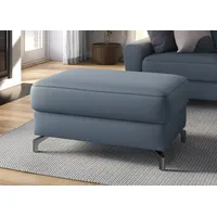 Stauraumhocker SIT&MORE "Scarlett" Hocker Gr. B/H/T: 102 cm x 48 cm x 67 cm, Lu x us-Microfaser ALTARA NUBUCK, mit Stauraum, blau (hellblau) Hocker mit Stauraum