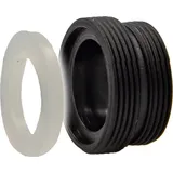 tecuro Adapter Übergangsstück AG M 22x1 auf AG M 24x1, Kunststoff