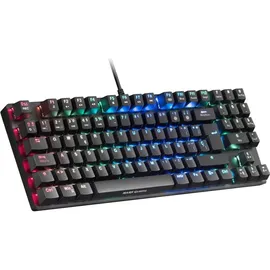 Mars Gaming MKREVO PRO LED RGB Gaming Tastatur, TKL+ NUM, Blauer Switch, Spanisch