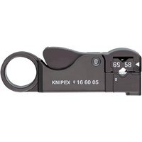 Knipex 16 60 05 KOAX Kabelentmanteler Geeignet fuer Koaxialkabel 4 bis 12mm RG58, RG59, RG62