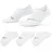 Nike Everyday Plus Lightweight Trainings-Footie-Socken Damen White/Wolf Grey 34-38