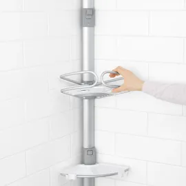 Oxo Teleskop-Duschregal 1 tlg. 9,5 x 30,5 x 160,5 cm Silber
